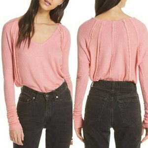 WE THE FREE Catalina V-Neck Thermal Top